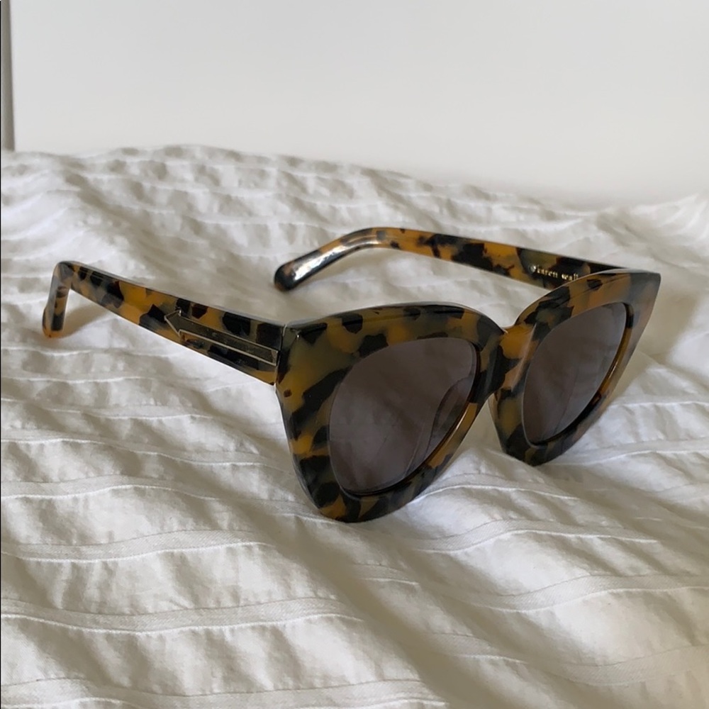 Karen Walker Anytime Crazy Tortoise Sunglasses